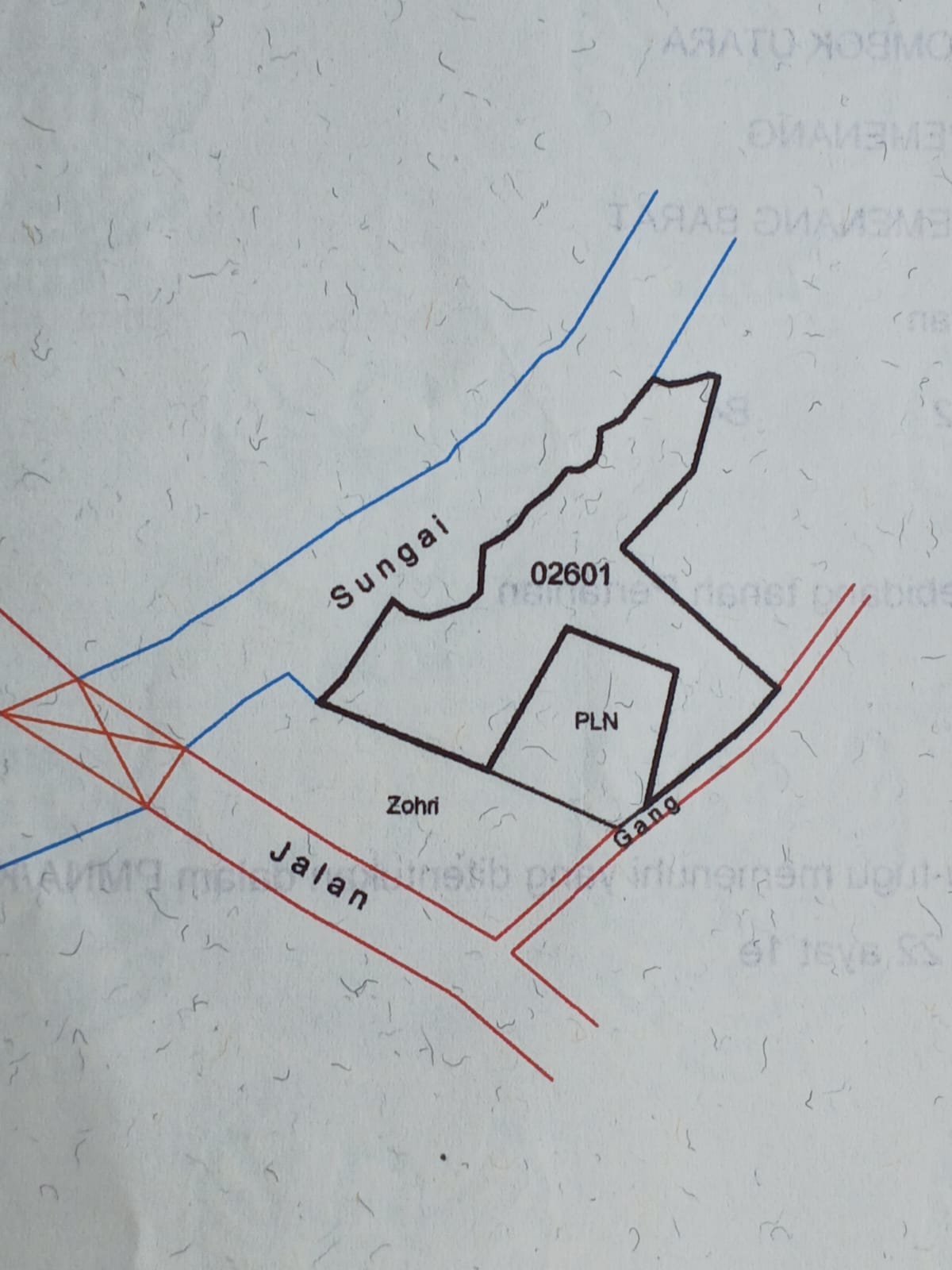 Tanah DiJual > Lokasi Bentek
